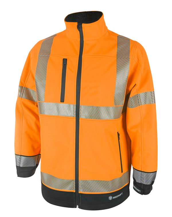 Deltic Hi-Vis Two-Tone Soft Shell Jacket