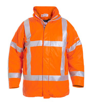 Hydrowear Norfolk Multi Fire Hi-Vis Retardant Anti-Static Waterproof Lined Parka Jacket