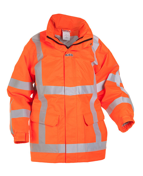 Hydrowear Markelo Multi Sns Fire Retardant Hi-Vis Anti-Static Waterproof Parka Jacket