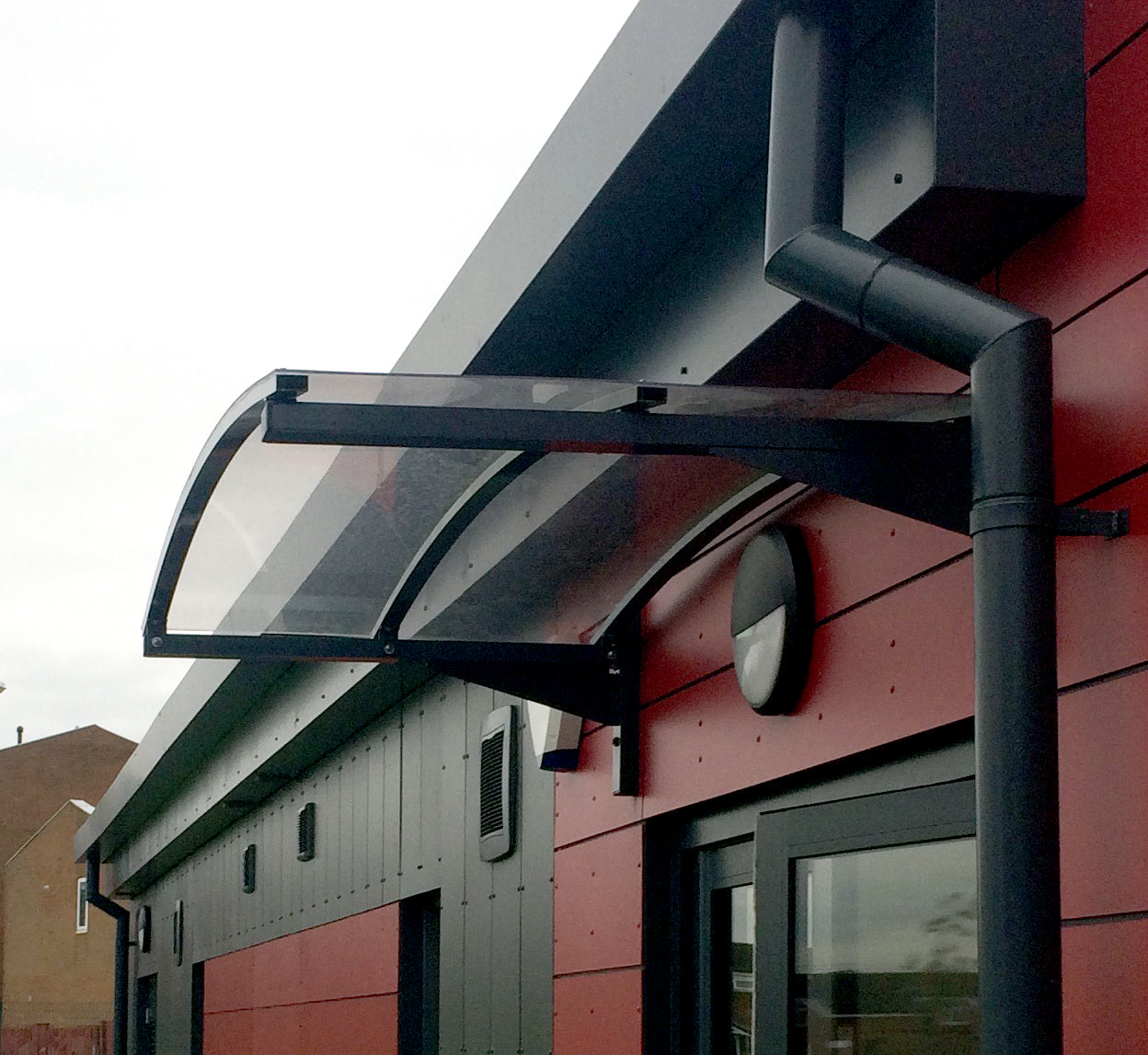 Haxby Lightweight Entrance Canopy - Stylish & Durable Protection - Store Fittings Direct