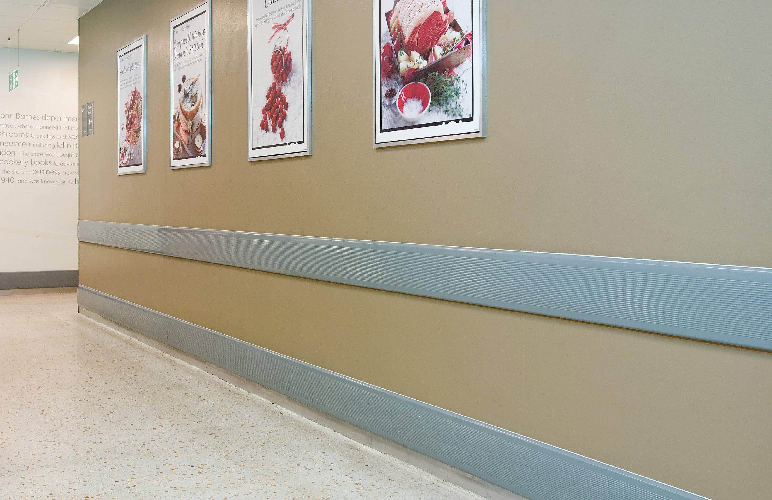 High Impact Cart Stop 8" | Bump Rail - Store Fittings Direct