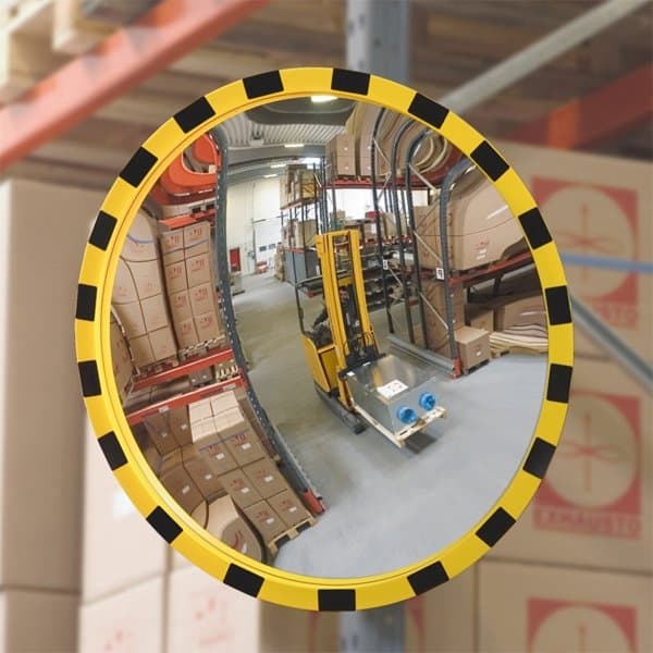 Industrial Duty Round Mirror | VIEW-MINDER - Store Fittings Direct