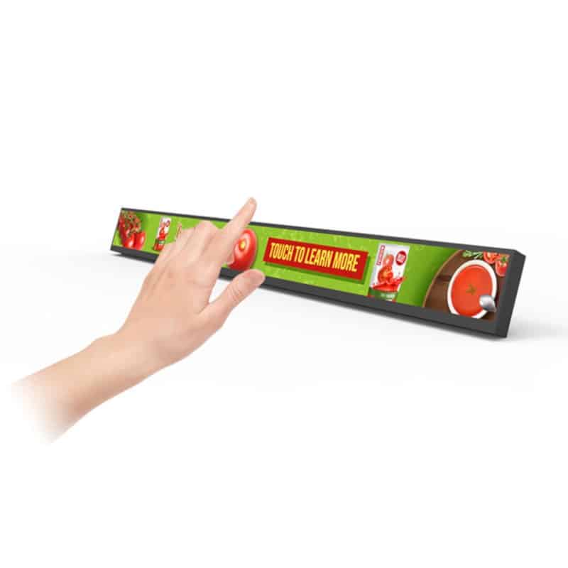 LCD Shelf Edge Display | Ultra-Wide Stretched Digital Shelf Label |  23" - Store Fittings Direct