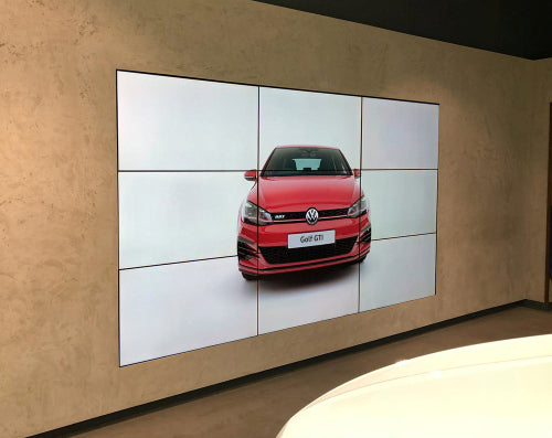 LCD Super Ultra Narrow Bezel Video Wall Display | 4K UHD Commercial Video Wall Screens - Store Fittings Direct
