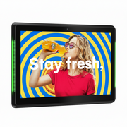 LED Slimline POS Android Advertising Display | PoE & USB Plug & Play | Point of Sale Digital Signage | 10" & 15" - Store Fittings Direct