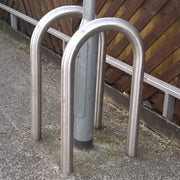 Lamp Post Protector Stainless Steel - Store Fittings Direct