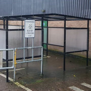 Large Smoking Shelter | The Debdale (High Capacity) - Store Fittings Direct