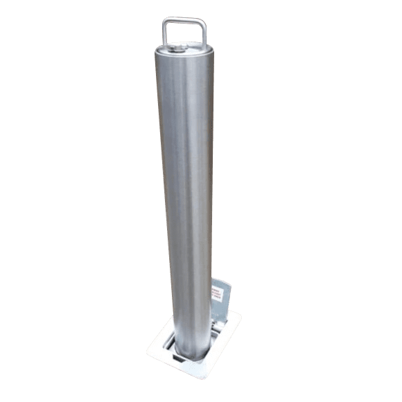 Lift Assisted Telescopic Retractable Bollard | Galvanised or Stainless Steel