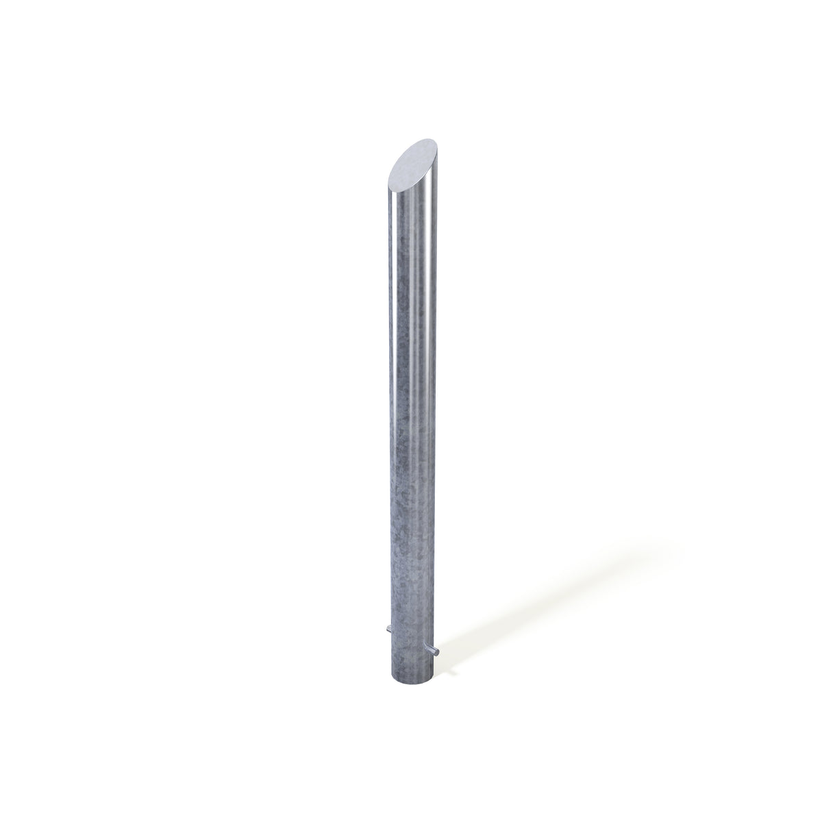 Mitre top bollard, base fixing detail
