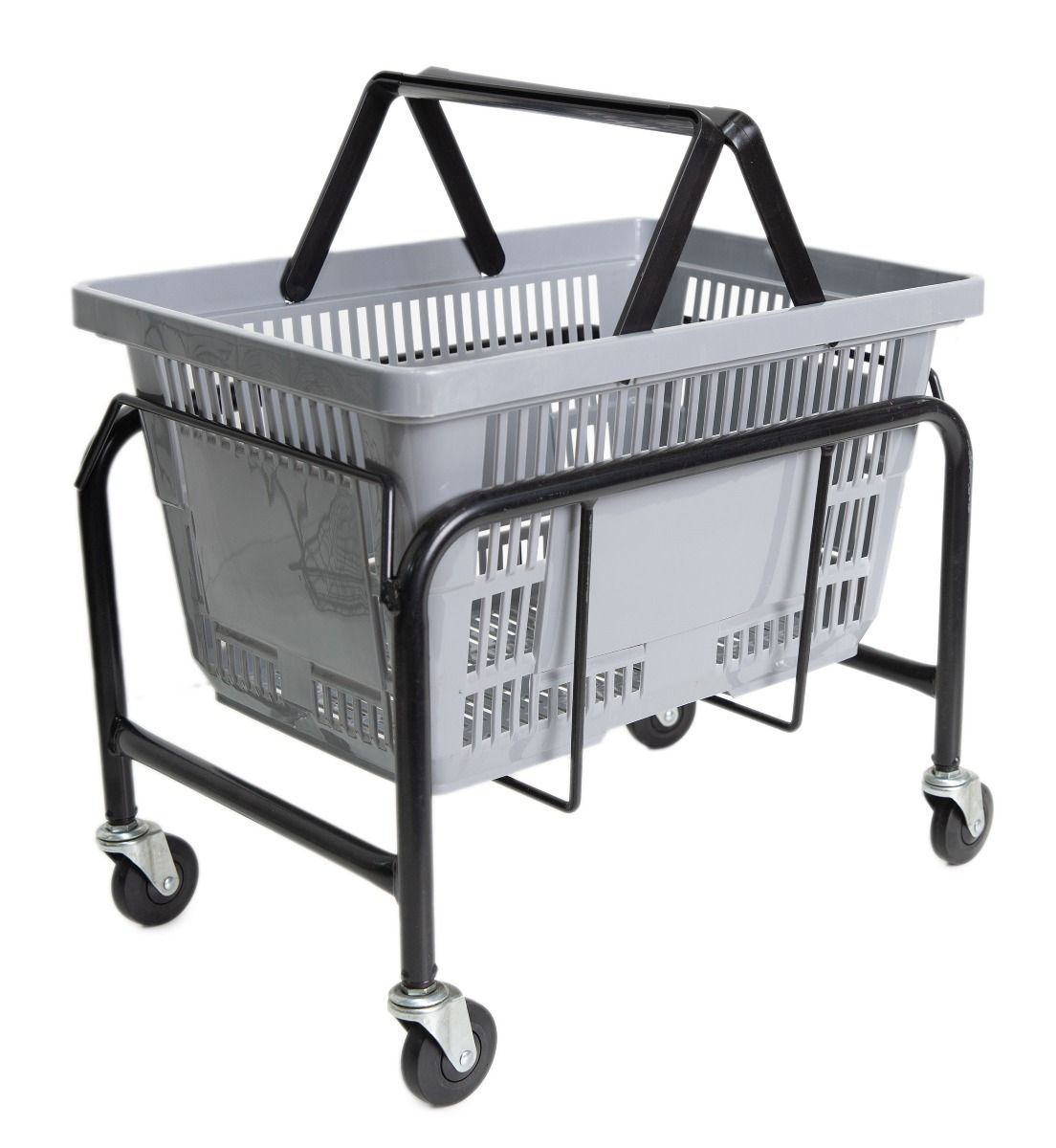 Mobile Shopping Basket Stacker - Store Fittings Direct