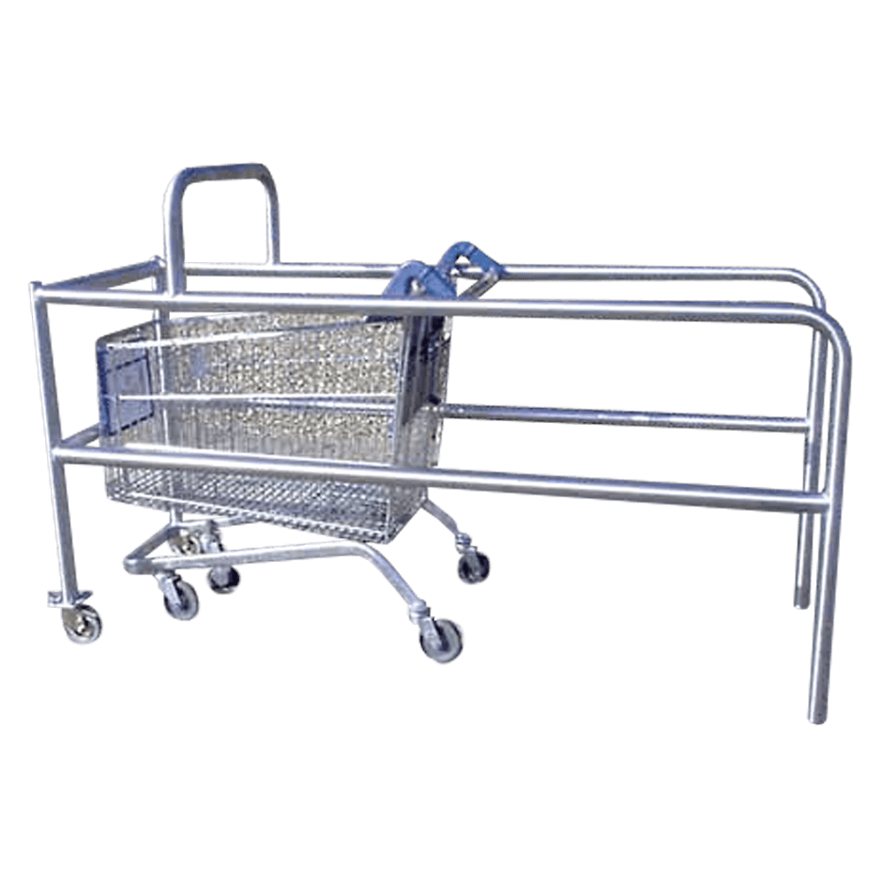 Mobile Shopping Trolley Park - Store Fittings Direct