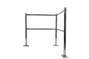 Modular Chrome Barrier Rail - Store Fittings Direct
