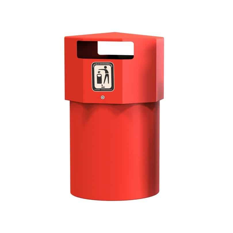Octaplus Jumbo Litter Bin - 150 litres - Store Fittings Direct