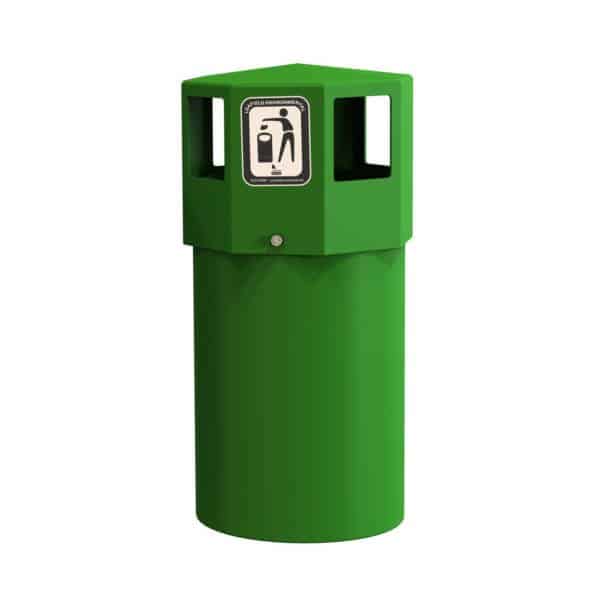 Octaplus Midi Litter Bin - 60 to 95 litres - Store Fittings Direct