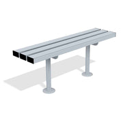 Outdoor Mild Steel Bench 300 | Gretton Street Furniture - Store Fittings Direct