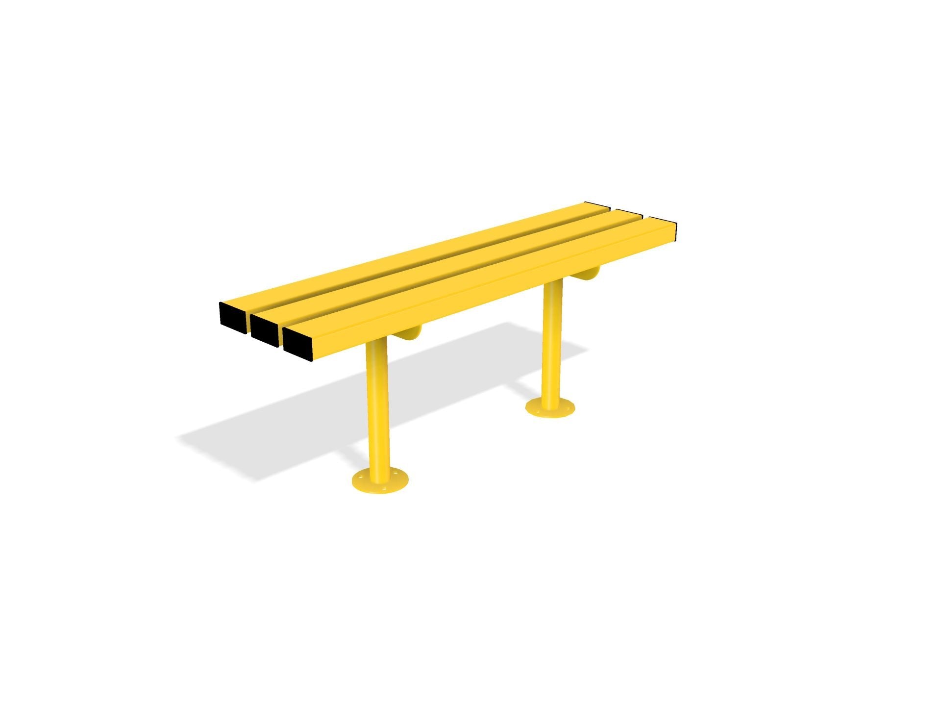 Outdoor Mild Steel Bench 300 | Gretton Street Furniture - Store Fittings Direct