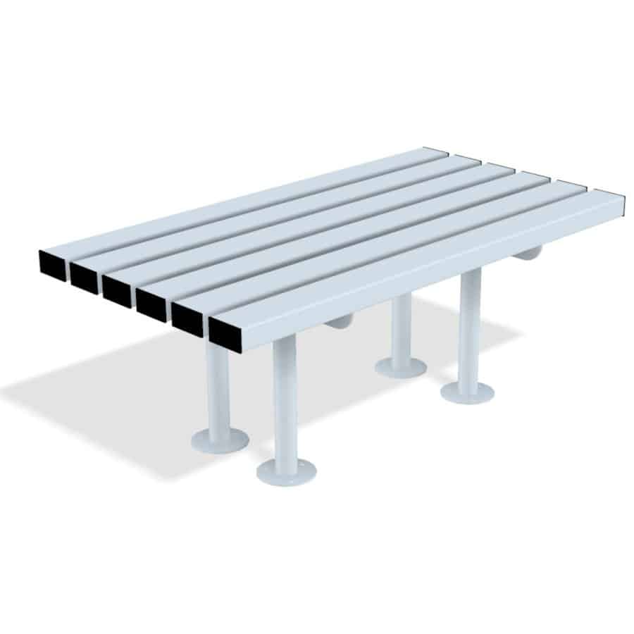 Outdoor Mild Steel Bench 600 | Gretton Street Furniture - Store Fittings Direct