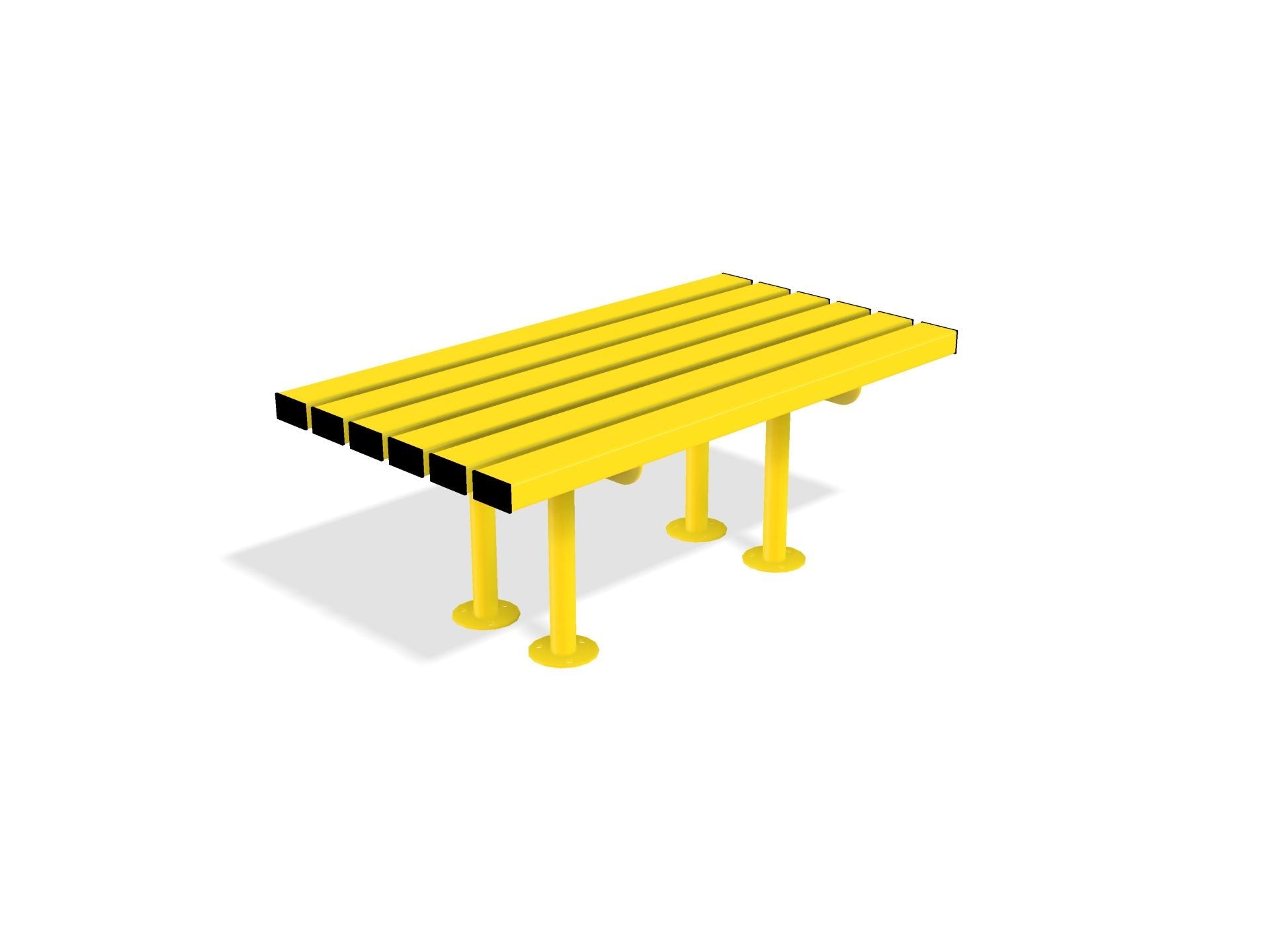 Outdoor Mild Steel Bench 600 | Gretton Street Furniture - Store Fittings Direct