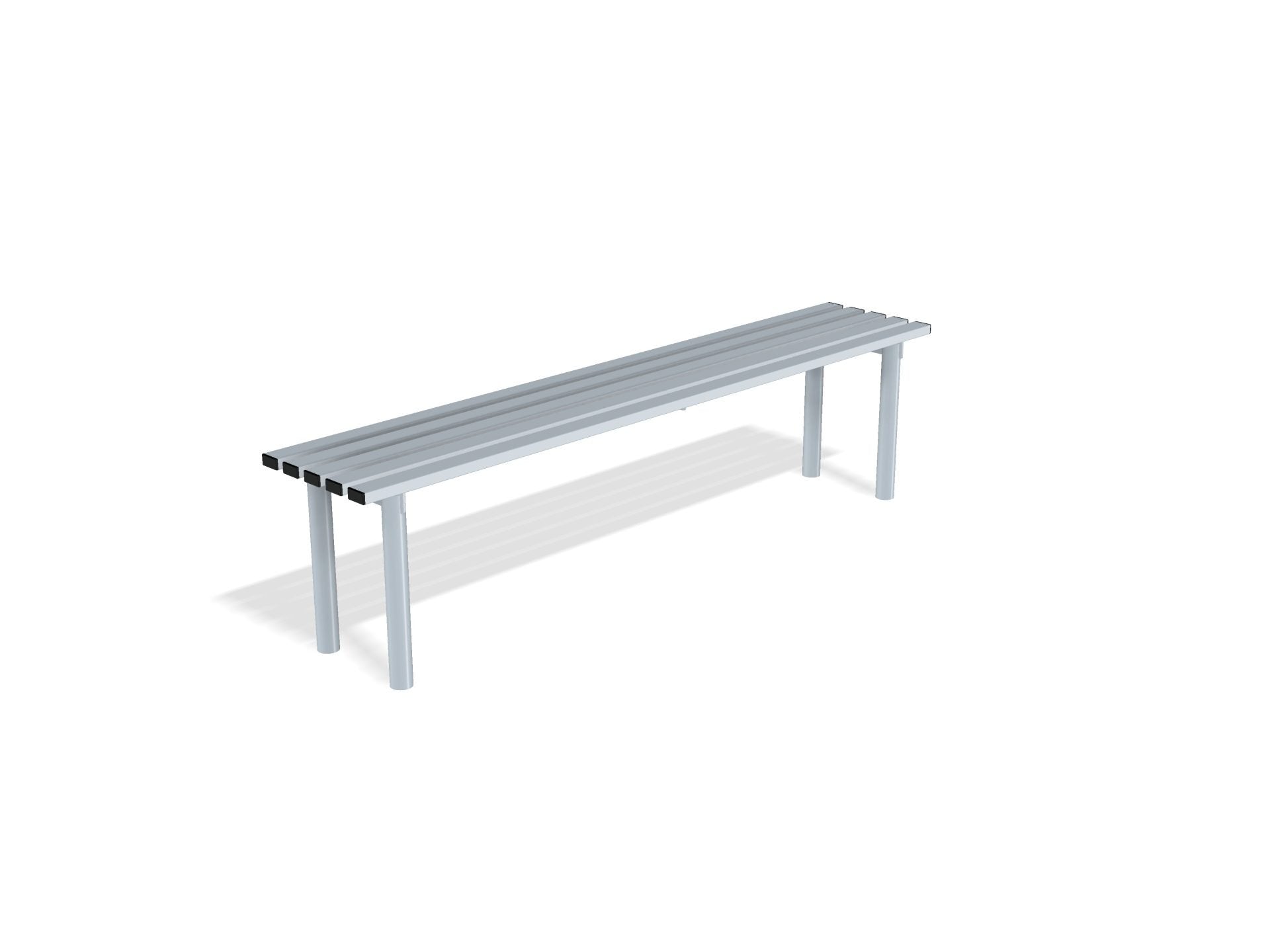 Outdoor Mild Steel Bench | Haddon Street Furniture - Store Fittings Direct