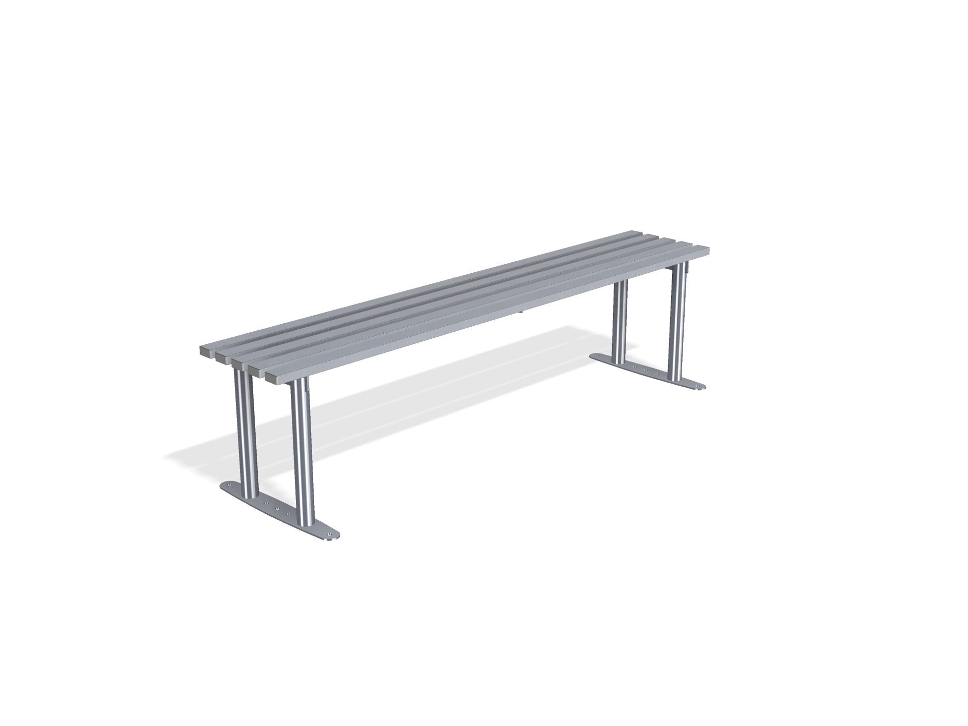 Outdoor Mild Steel Bench | Haddon Street Furniture - Store Fittings Direct
