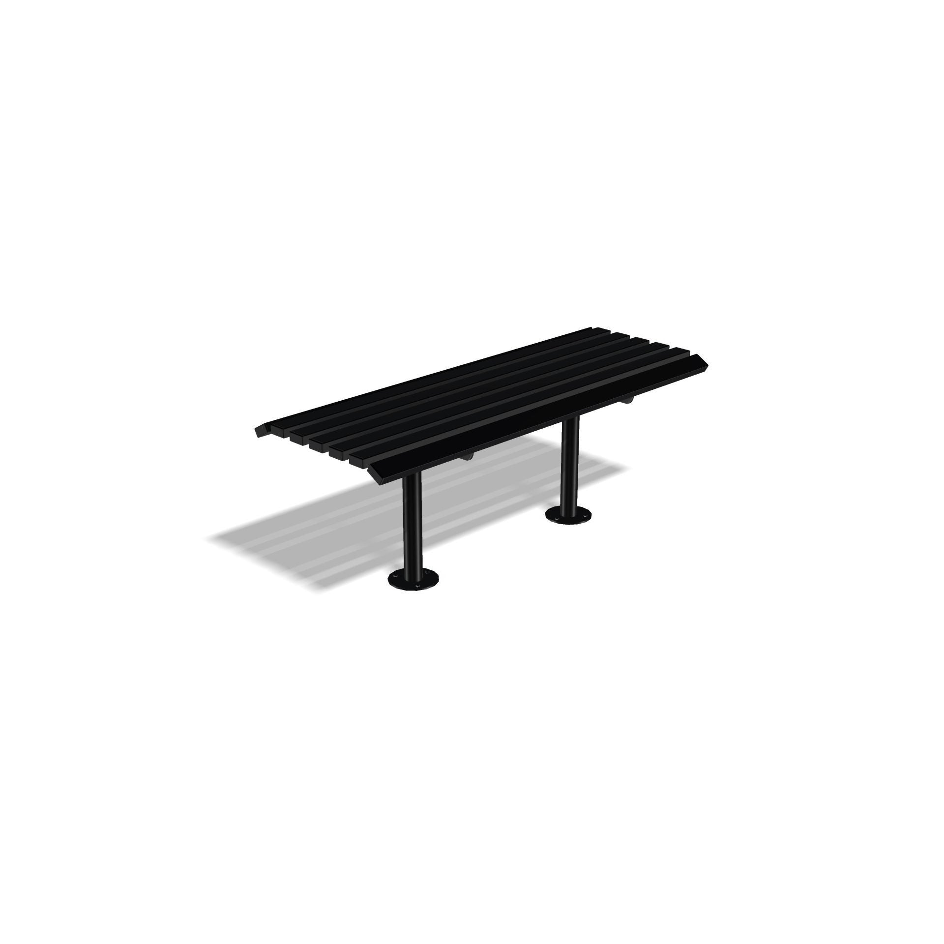 Outdoor Mild Steel Carlton Bench | Carlton Street Furniture - Store Fittings Direct