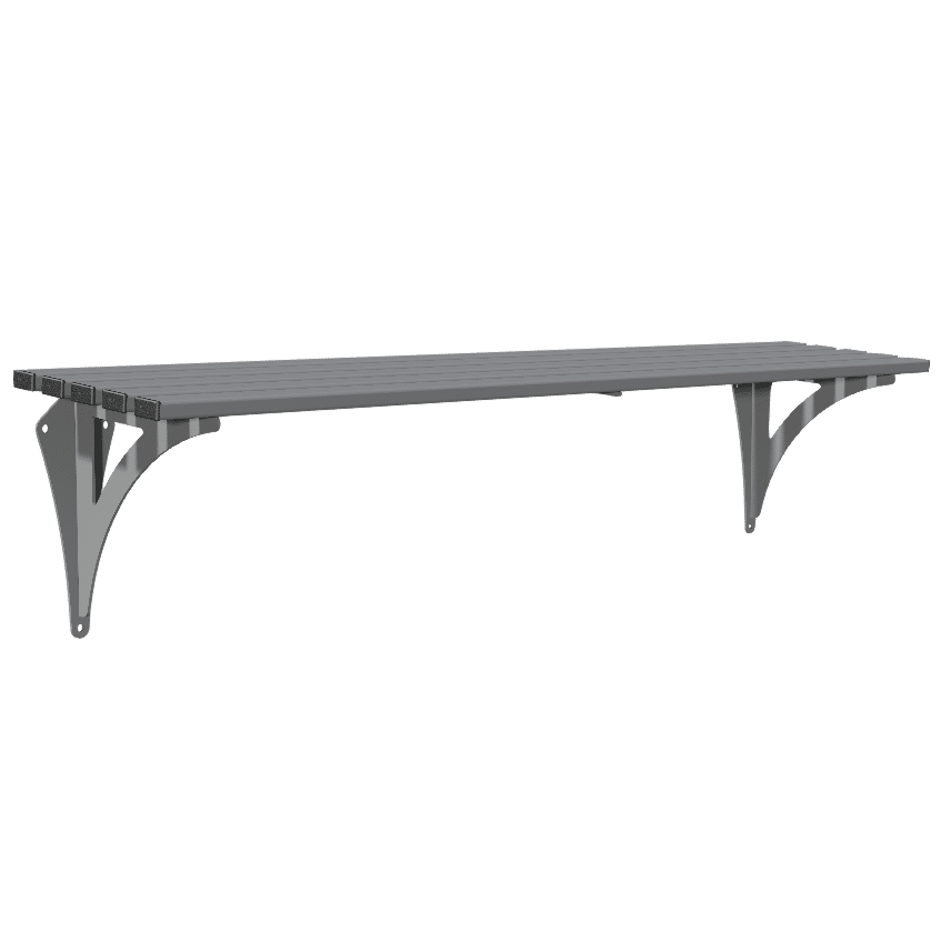 Mild Steel Wall Mounted Bench