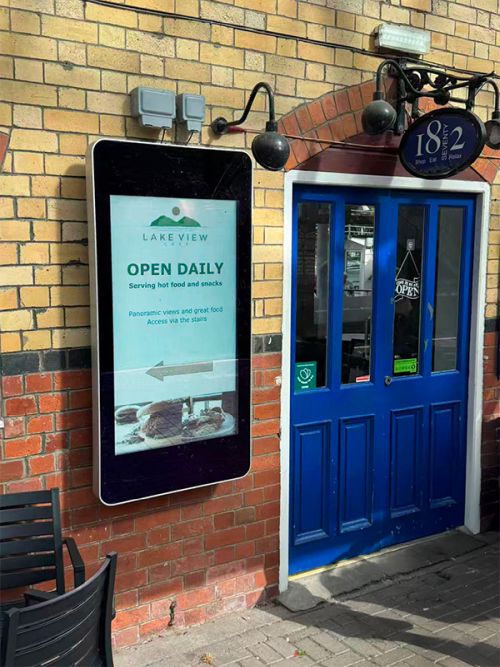 Outdoor PCAP Wall-Mounted Touch Screen Displays | Ultra High Brightness | Waterproof IP65 - Store Fittings Direct