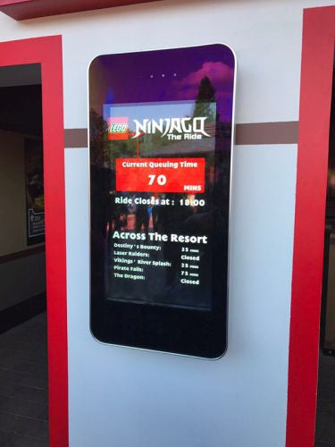 Outdoor PCAP Wall-Mounted Touch Screen Displays | Ultra High Brightness | Waterproof IP65 - Store Fittings Direct