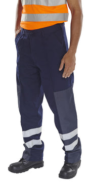 Poly Cotton Nylon Patch Trousers