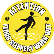 PROline Floor Sign - 430mm - Attention Floor Slippery When Wet - Store Fittings Direct