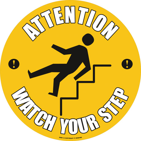 PROline Floor Sign - 430mm - Attention Watch Your Step - Store Fittings Direct