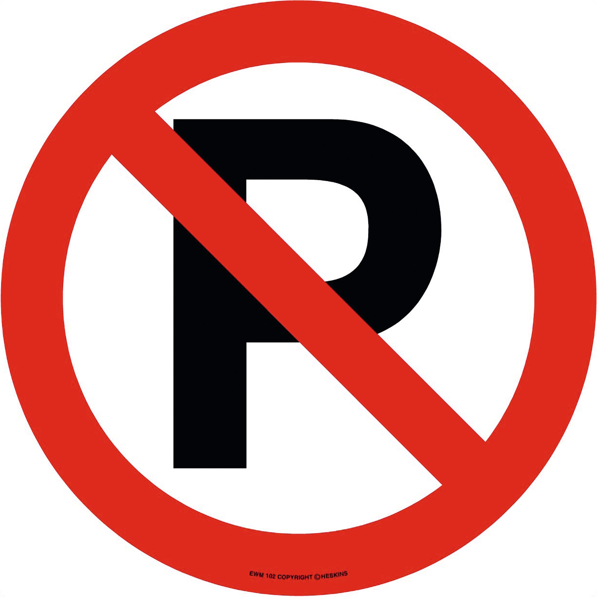 PROline Floor Sign - 430mm - No Parking - Store Fittings Direct