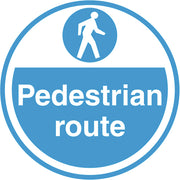 PROline Floor Sign - 450mm - Pedestrian Route - Store Fittings Direct