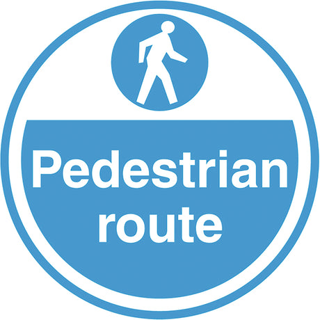 PROline Floor Sign - 450mm - Pedestrian Route - Store Fittings Direct