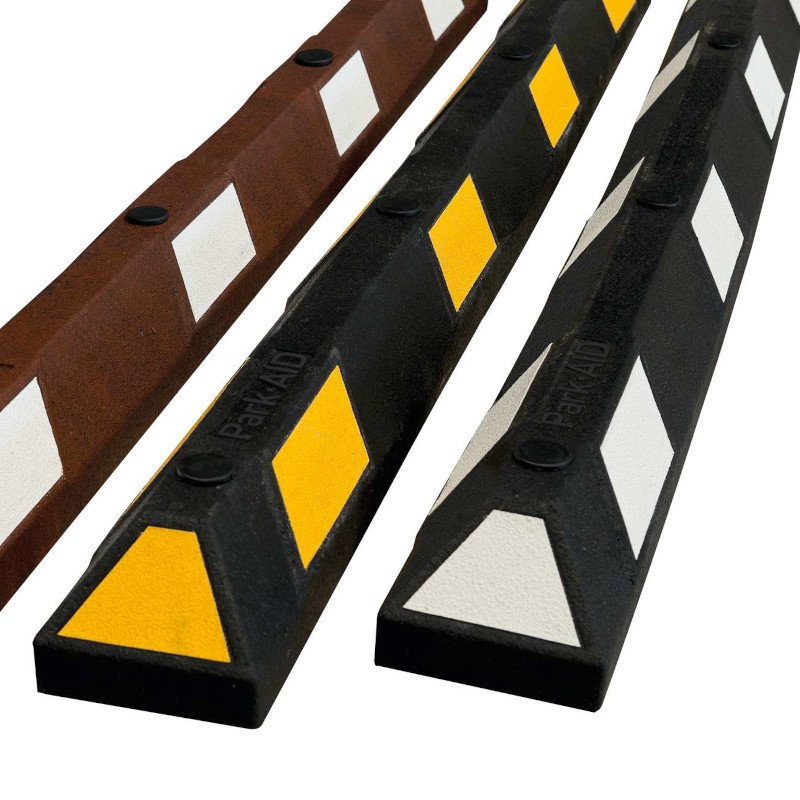 EV Protection Wheel Stops | EV Point Protection Recycled Rubber