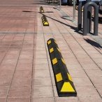 Park AID Wheel Stops | Recycled Rubber Car Park Wheel Stopper - Store Fittings Direct