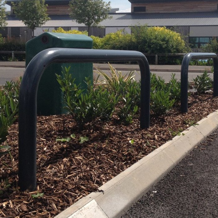 Perimeter Hoop Barrier Galvanised 90mm | 1000mm Above Ground - Store Fittings Direct
