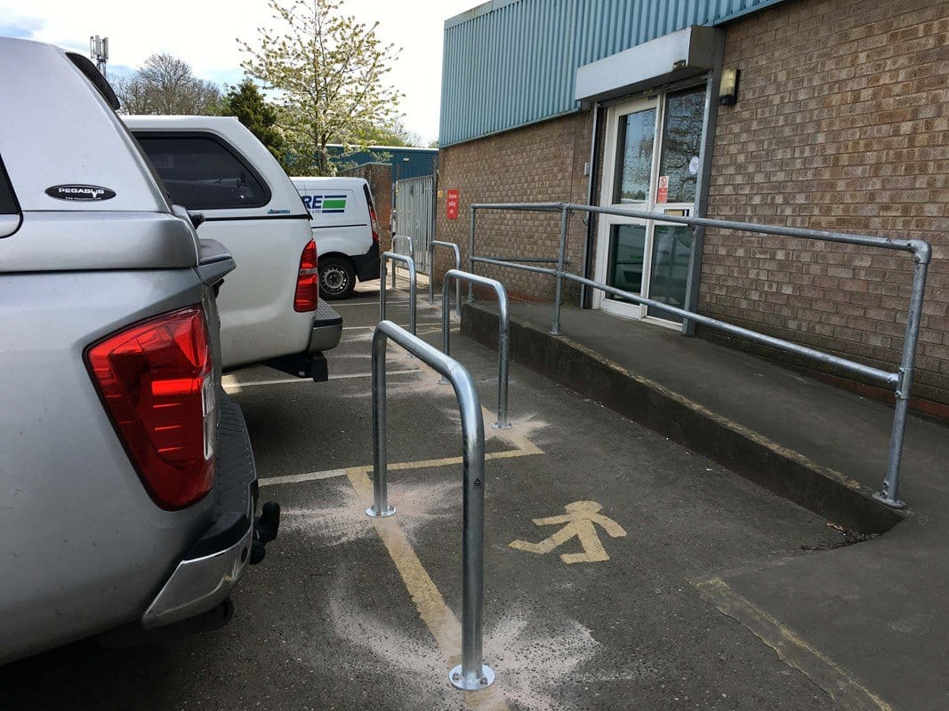 Perimeter Hoop Barrier Galvanised 90mm | 1000mm Above Ground - Store Fittings Direct