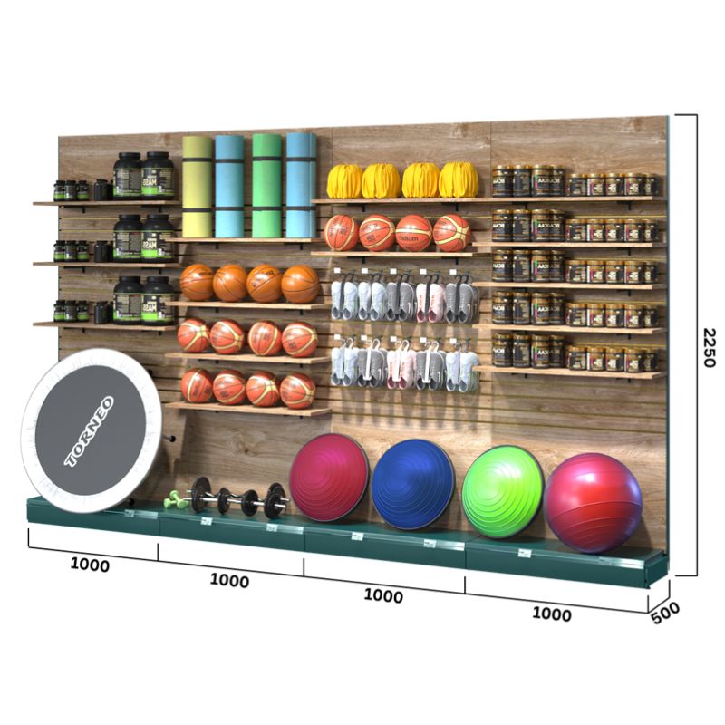 Pharmacy Wall Unit With Slatwall | By Blencoe