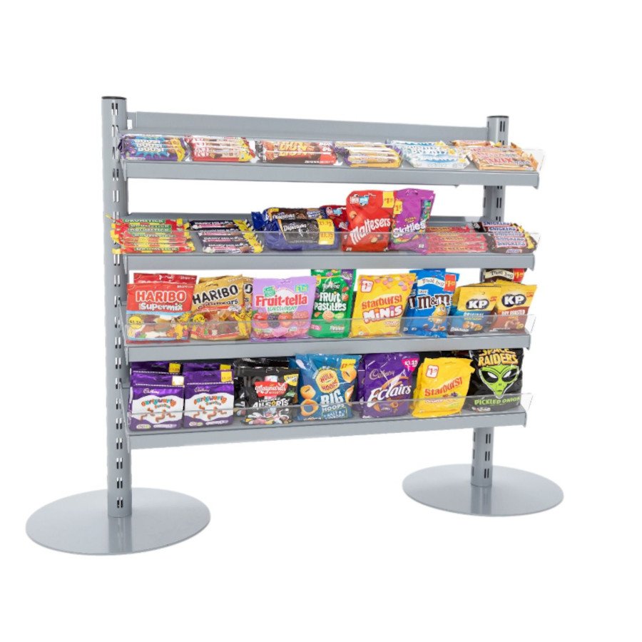 Queue Management System | Standard Shelf Bay Merchandising Queuing System - Store Fittings Direct