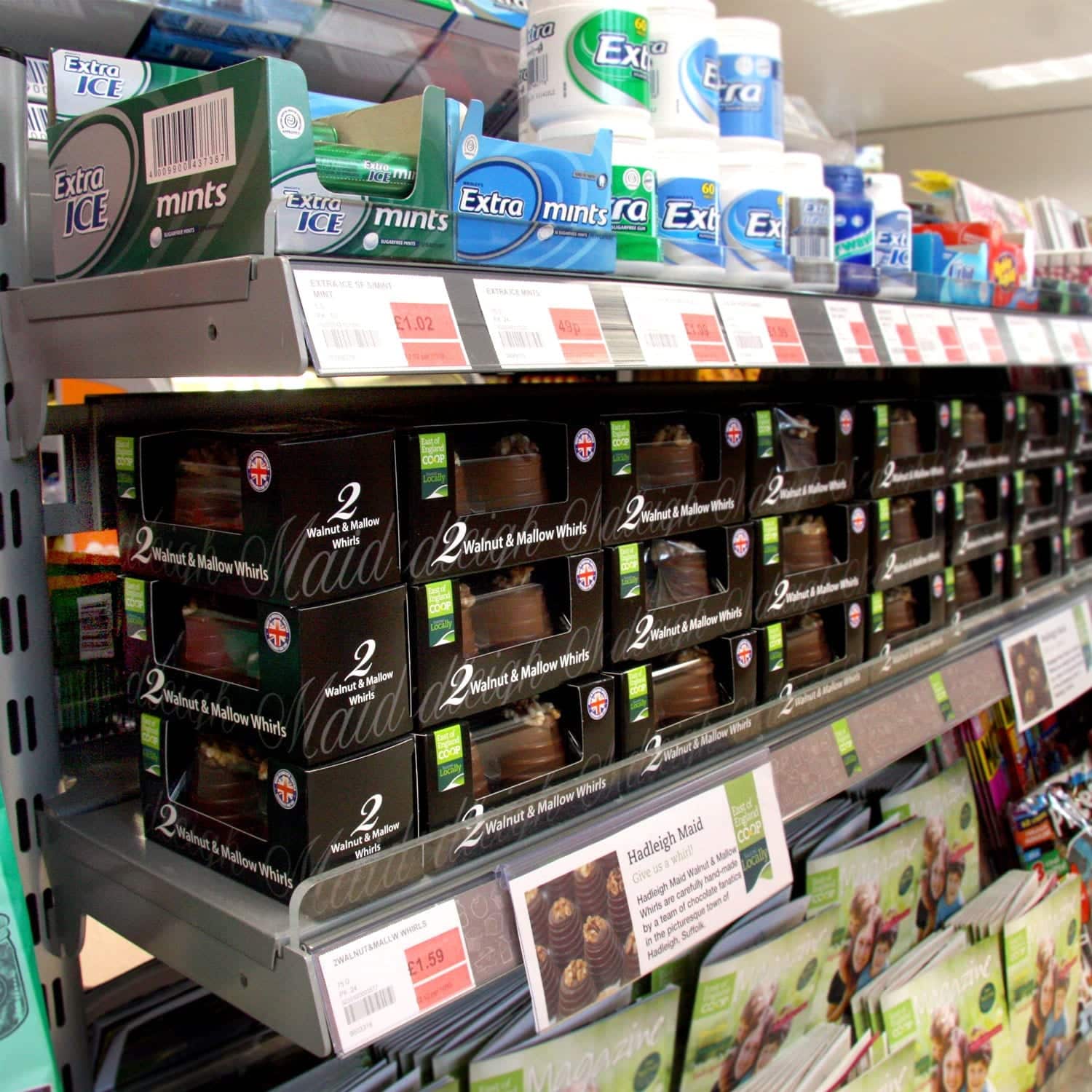 Queue Management System | Standard Shelf Bay Merchandising Queuing System - Store Fittings Direct