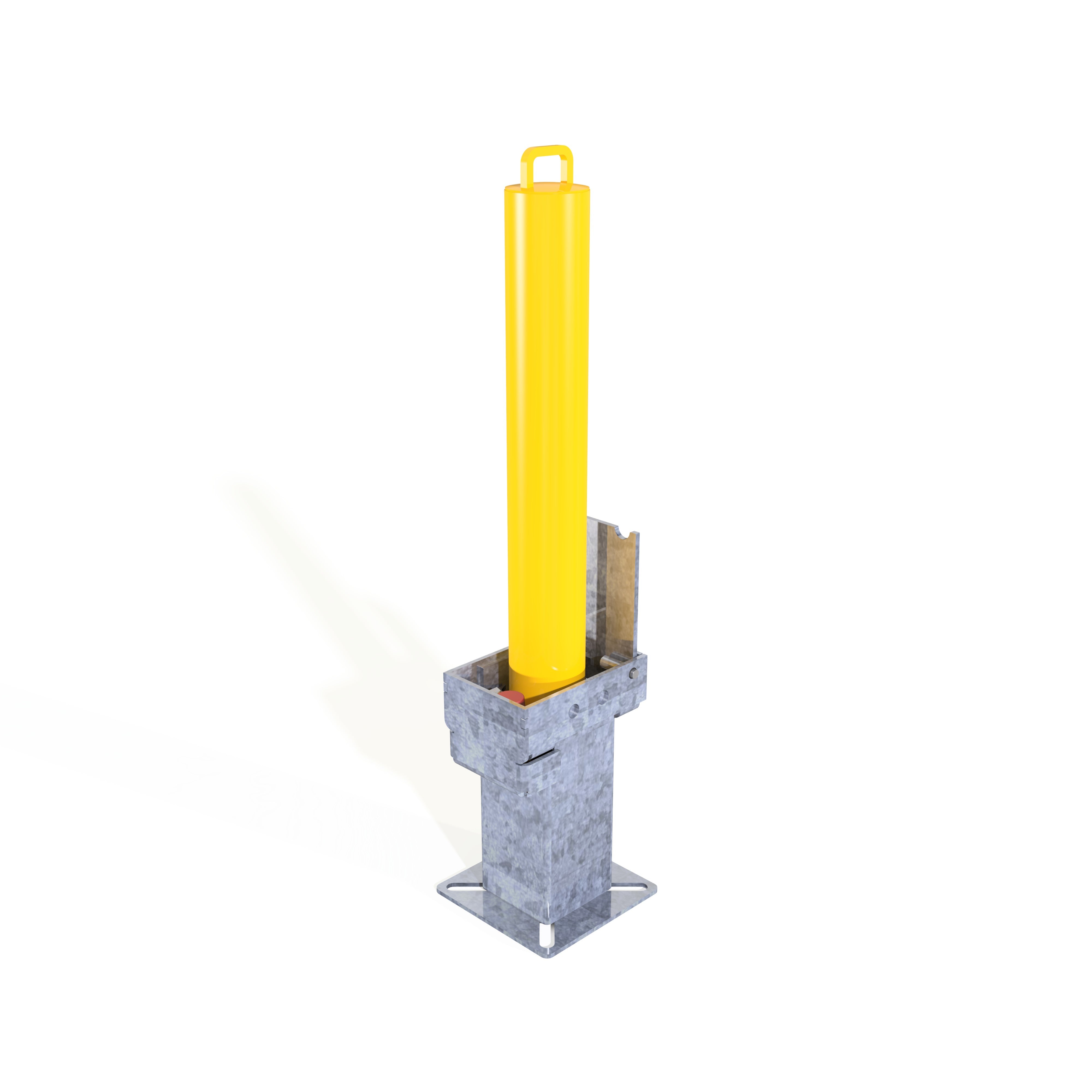 RGP 500 Removable Bollard with Integral Lock - Store Fittings Direct