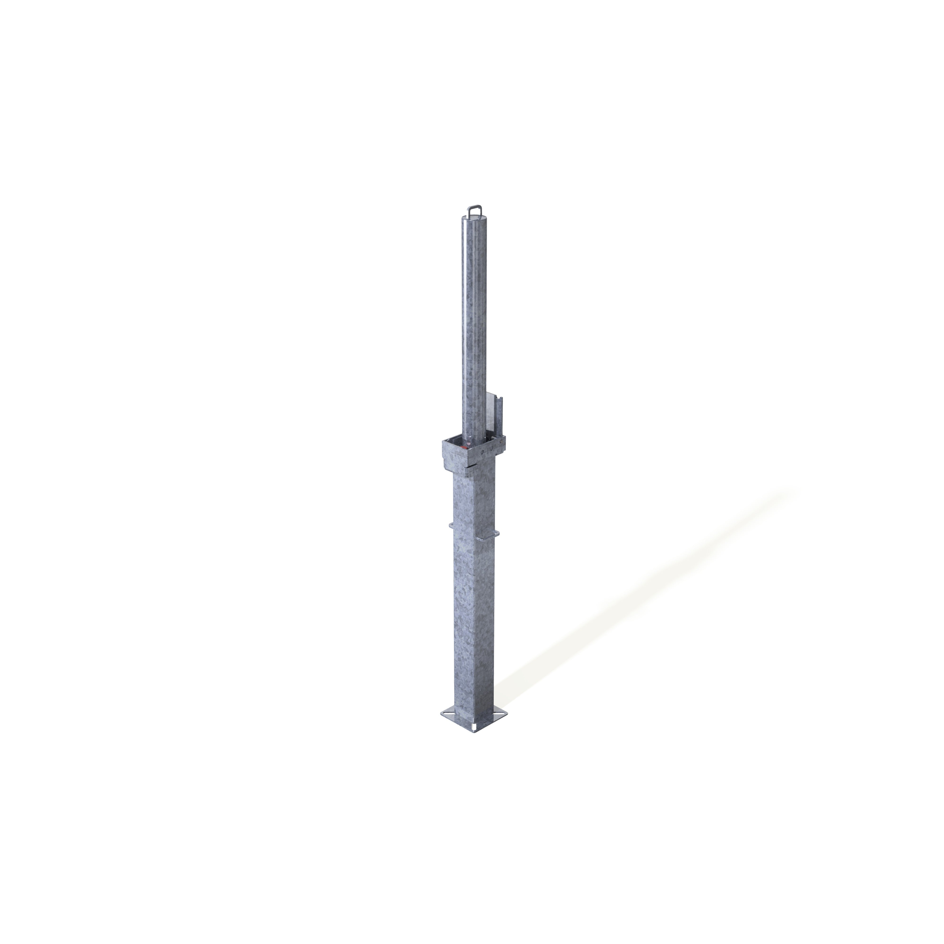 RGP 745 Removable Bollard with integral lock - Store Fittings Direct