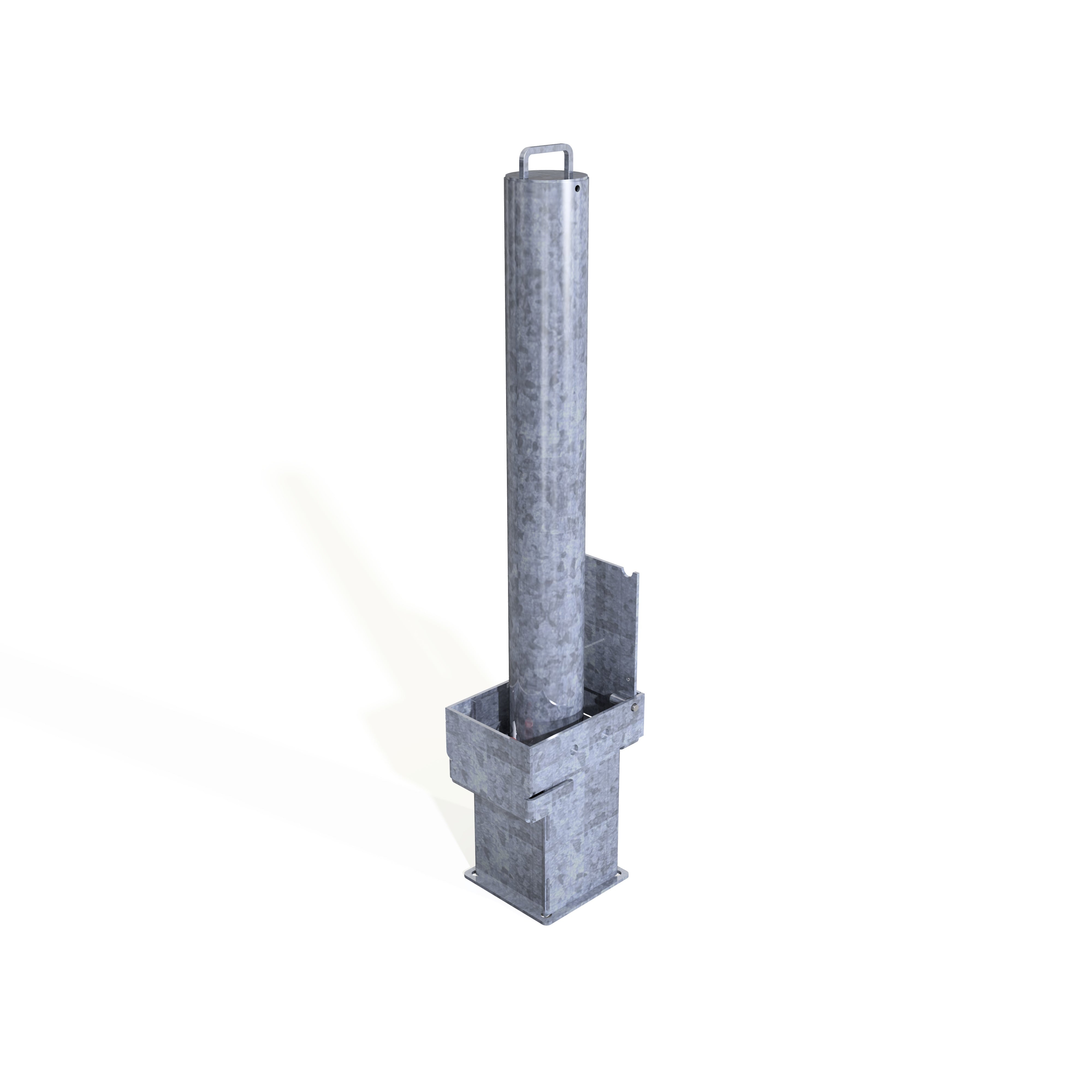RGP 745 Removable Bollard with integral lock - Store Fittings Direct