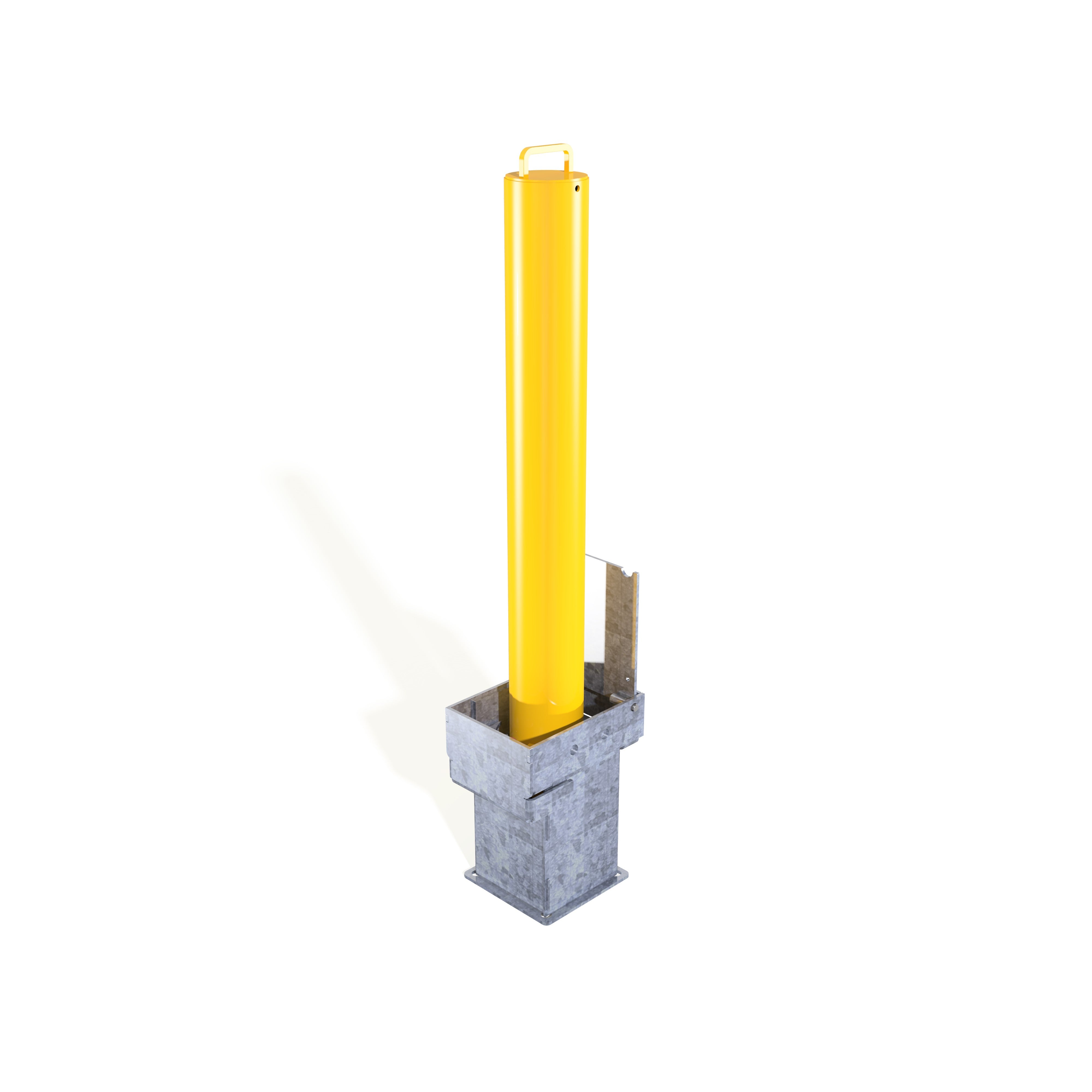 RGP 745 Removable Bollard with integral lock - Store Fittings Direct