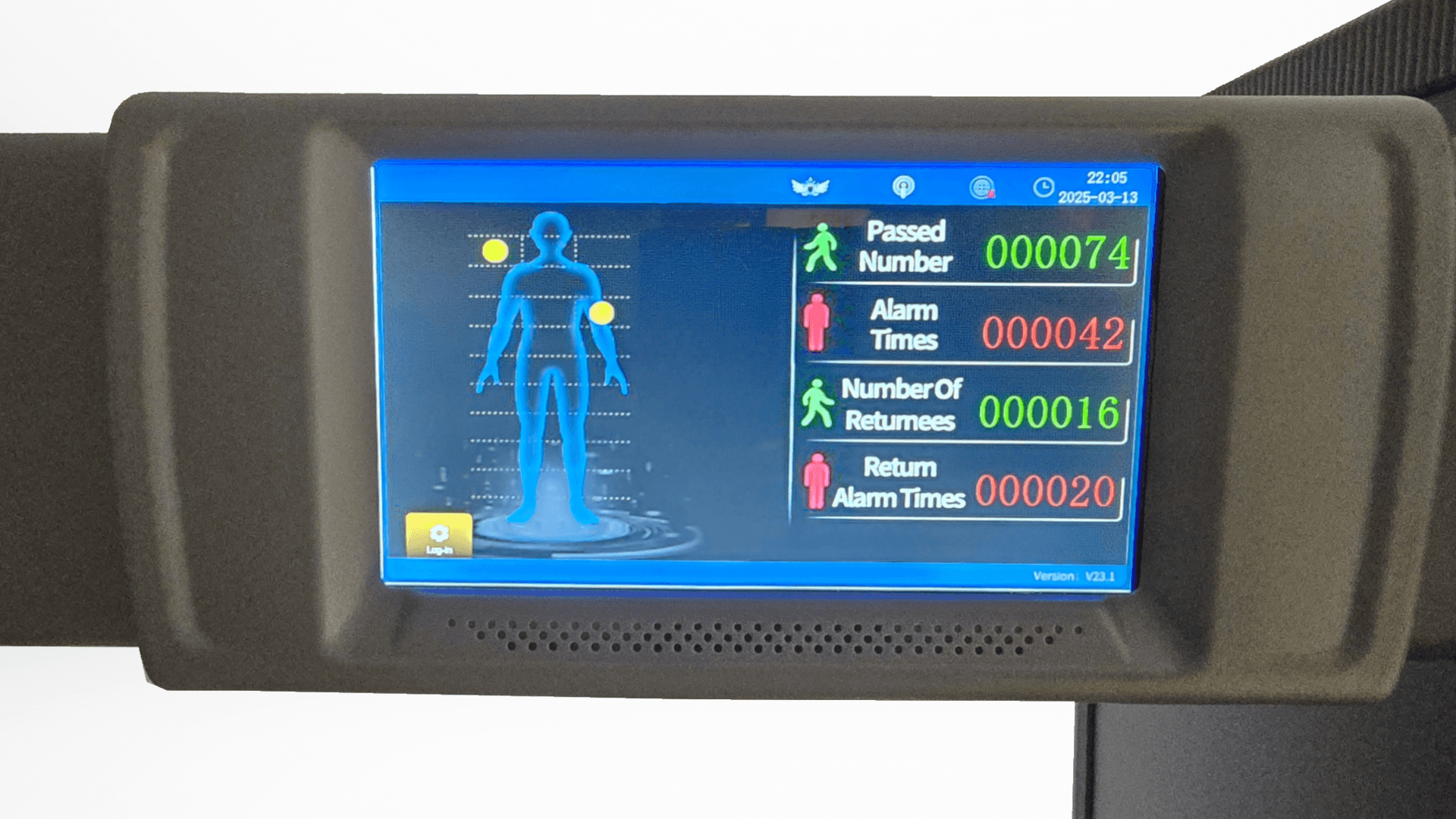 Walk-Through Metal Detector (TD1)