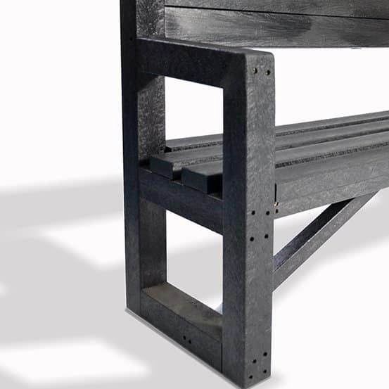 Recycled Plastic City Bench