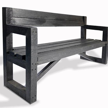 Recycled Plastic City Bench - Store Fittings Direct
