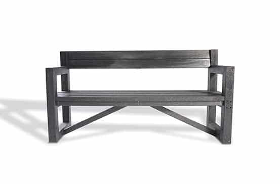 Recycled Plastic City Bench - Store Fittings Direct