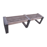 Recycled Plastic Edge Bench - Store Fittings Direct